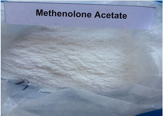 Bodybuildende rohe Probe 99,5% Steroid-Hormon-Pulver Methenolone-Azetat CASs 434-05-9